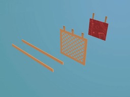 10 Electrodes, cathode grid and plate to be etched